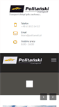 Mobile Screenshot of politanski.pl